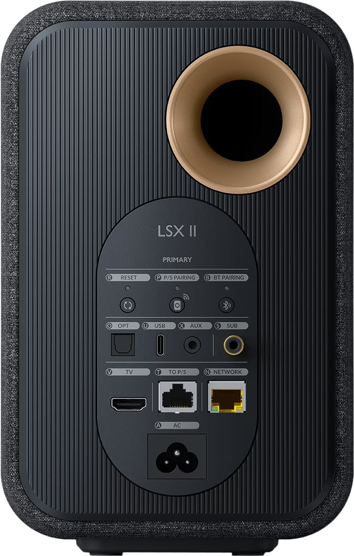 KEF LSX II Zwart